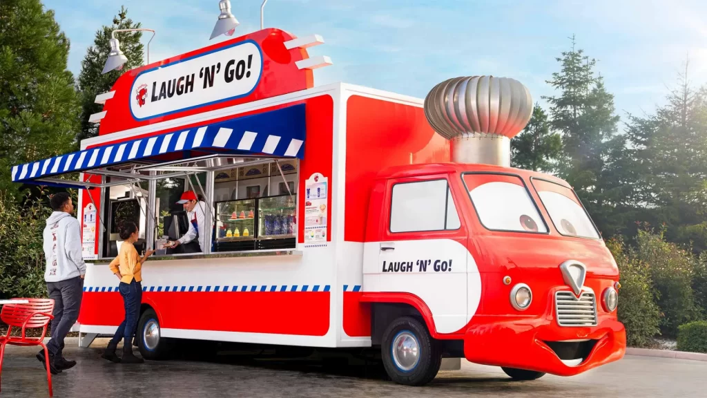 Disneyland Paris Laugh’N' Go! • 4K Video Review • On-the-go • Reservation • Food Truck Laugh’N' Go! price & menu.