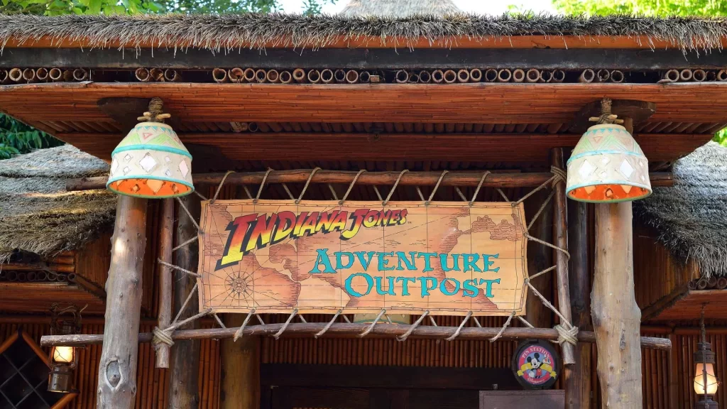 Disneyland Paris Indiana Jones™ Adventure Outpost features adventure-themed gear