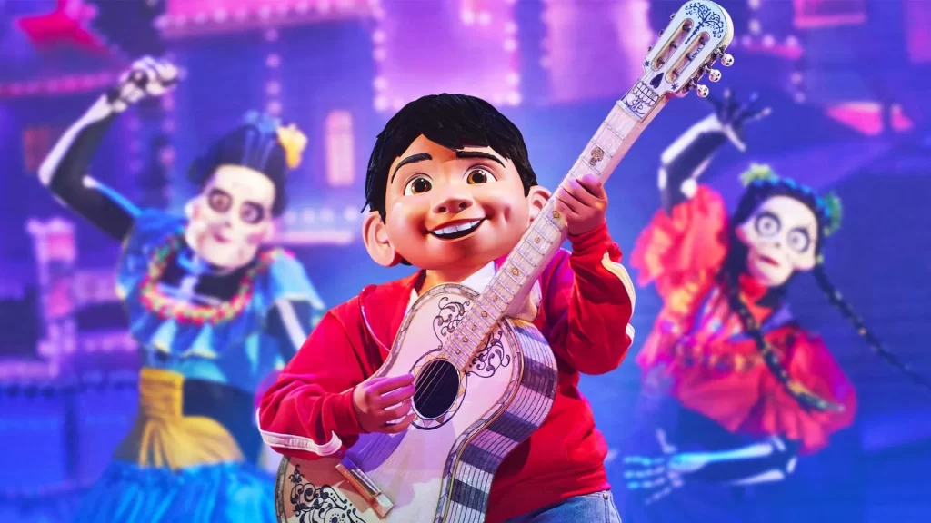 Disneyland Paris Miguel • Meet Miguel of the Disney - Pixar film Coco at Disneyland Paris • Photo with Miguel at Disneyland Paris.