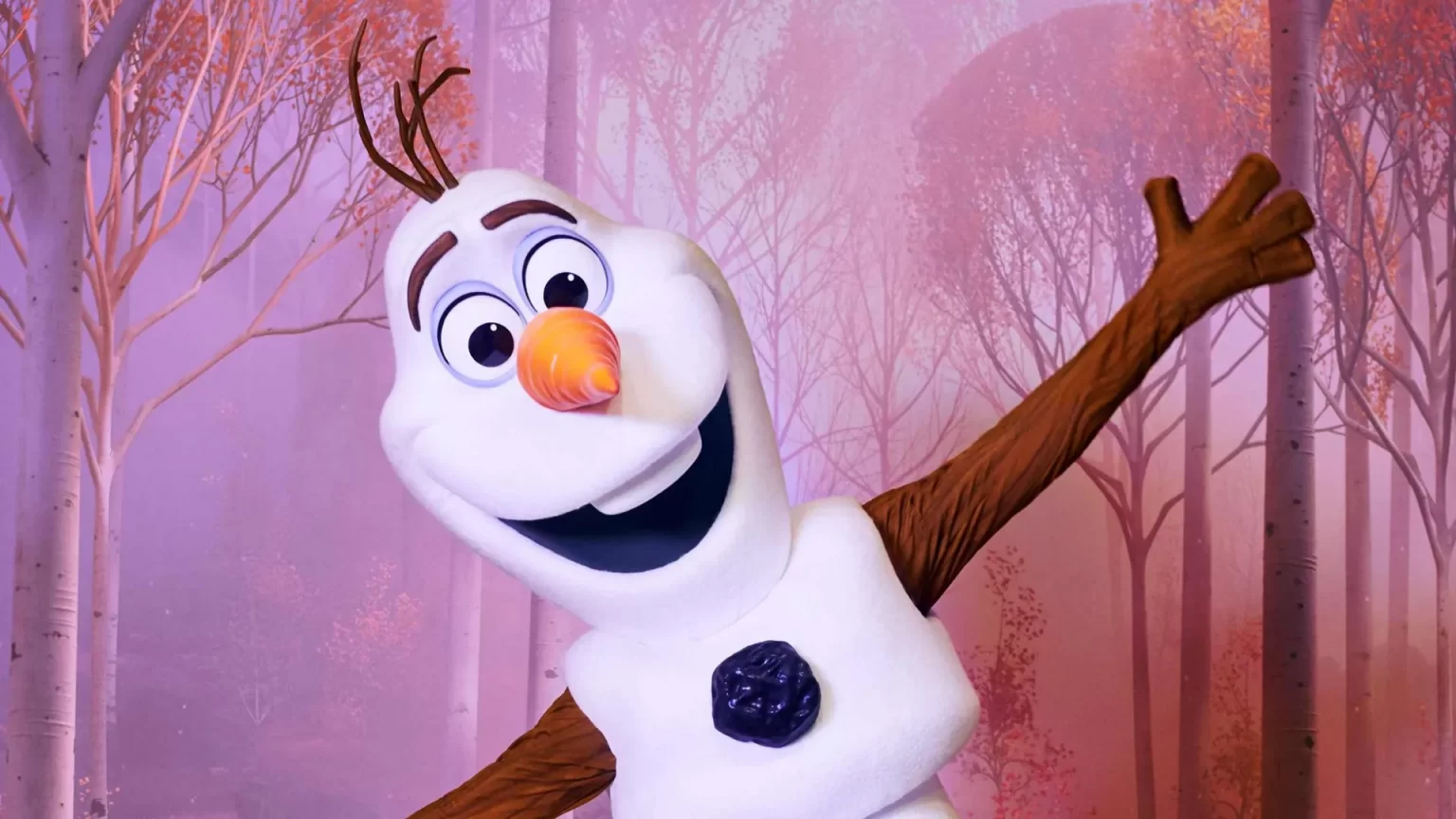 Disneyland Paris Olaf • Meet and greet with Olaf the snowman at Disneyland Paris • Photo with Olaf at Disneyland Paris.