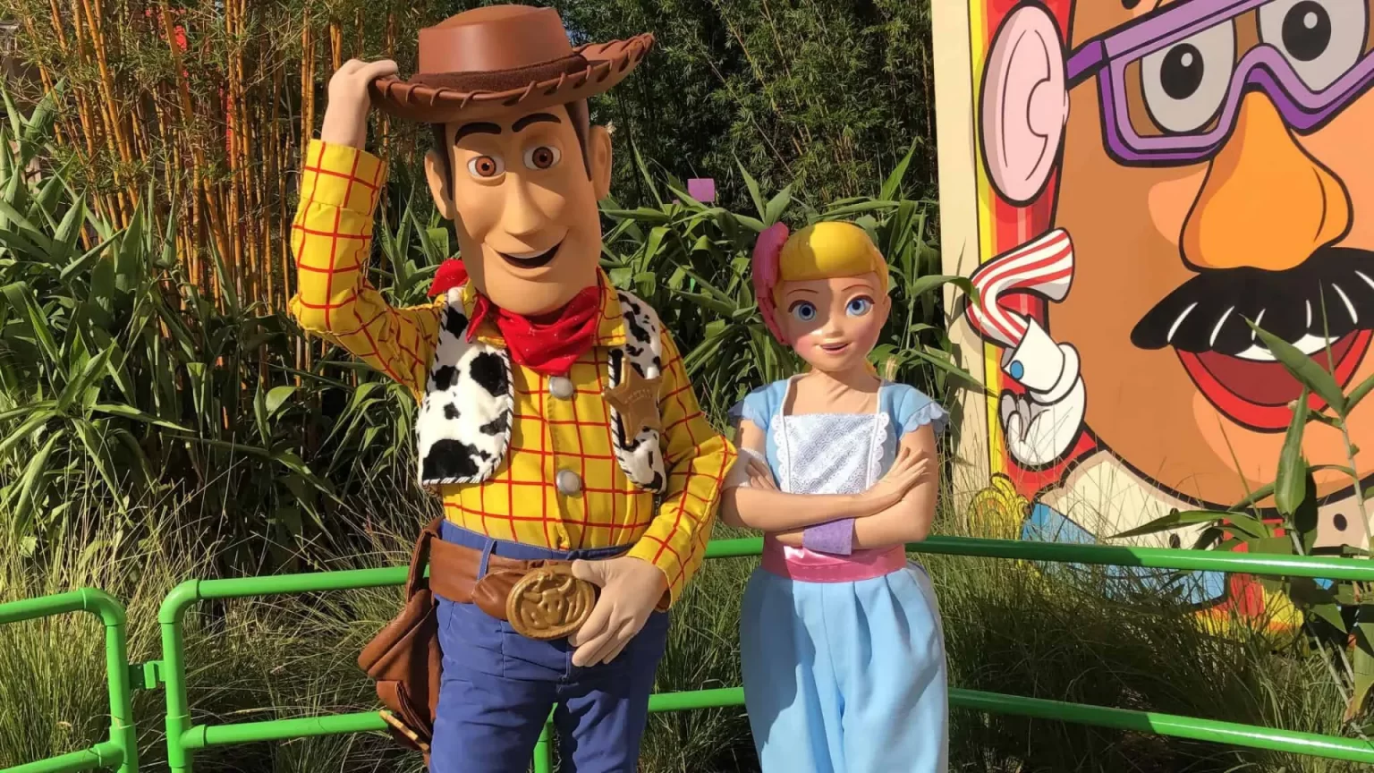 Disneyland Paris Sheriff Woody • Meet and greet with Sheriff Woody at Disneyland Paris • Photo with Sheriff Woody at Disneyland Paris.