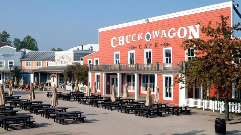 Disneyland Paris Chuck Wagon Café • 4K Video Review • All-you-can-eat buffet • Reservation • Chuck Wagon Café prices & menu.