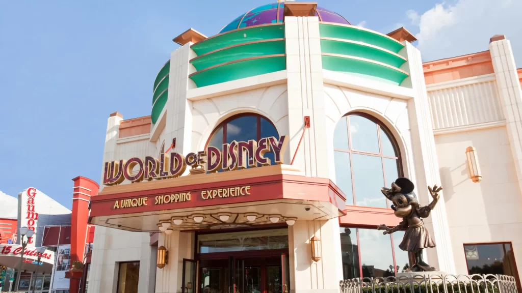 Disneyland Paris World of Disney provides an extensive selection of Disney-themed merchandise