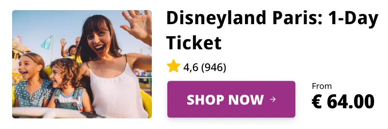 Disneyland Paris Admission Ticket to Enjoy Family Rides