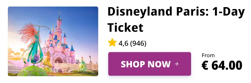 Disneyland Paris Admission Ticket to a Beautiful Day in Disneyland Park