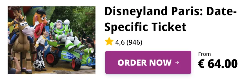 Disneyland Paris Admission Ticket for 1 Day with Toy Story Characters