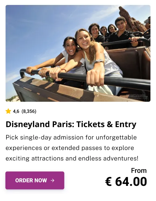 Disneyland Paris Admission Ticket to Activities on Big Thrills