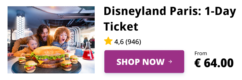Disneyland Paris Admission Ticket for Multi-Day Quick-Service Dining