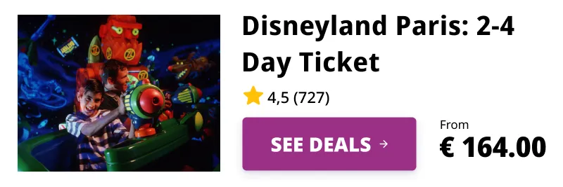 Disneyland Paris Admission Ticket to Multi-Day Buzz Lightyear Laser Blast Fun