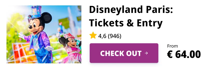 Disneyland Paris Admission Ticket for Multi-Day Characters at Disneyland Park