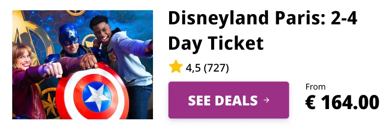 Disneyland Paris Admission Ticket to Multi-Day Meet and Greet with Marvel Characters