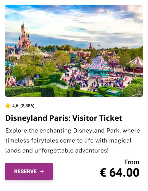 Disneyland Paris Admission Ticket to Disneyland Park
