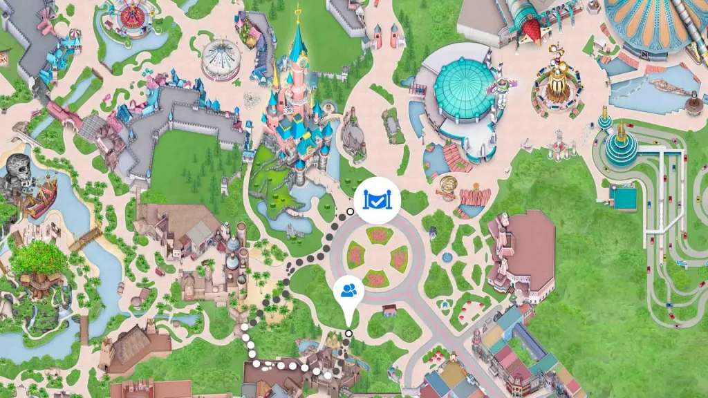 Meeting Point for Access to the Viewing Area for the Nighttime Show Disneyland Paris Meeting Point for Access to the Viewing Area for the Nighttime Show