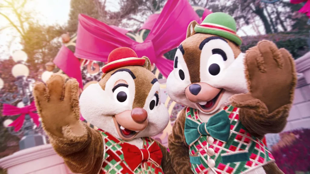 Meet Chip and Dale Disneyland Paris Chip and Dale • Meet and greet with Chip and Dale at Disneyland Paris • Photo with Chip and Dale at Disneyland Paris.