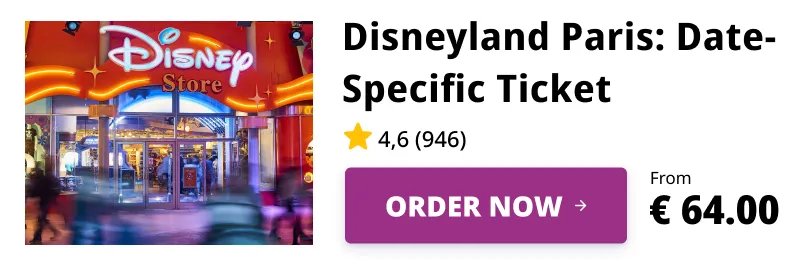 Disneyland Paris Admission Ticket for Disney Village Shopping