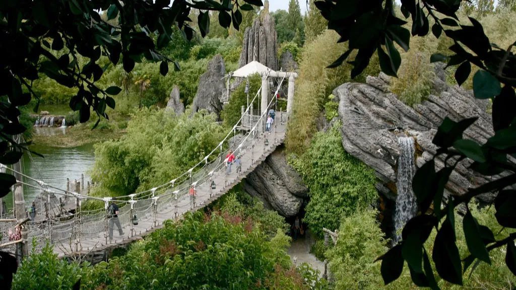 Disneyland Paris Hanging bridge