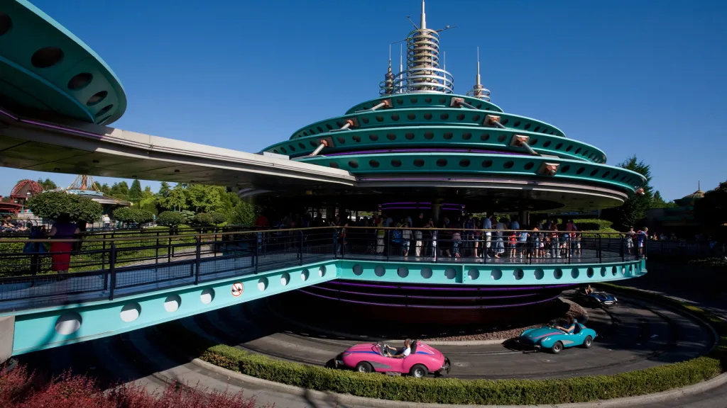 Disneyland Paris Exterior view of Autopia