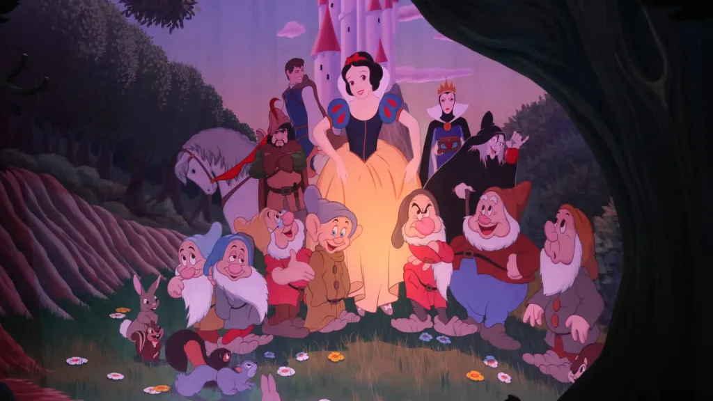 Disneyland Paris Snow White characters