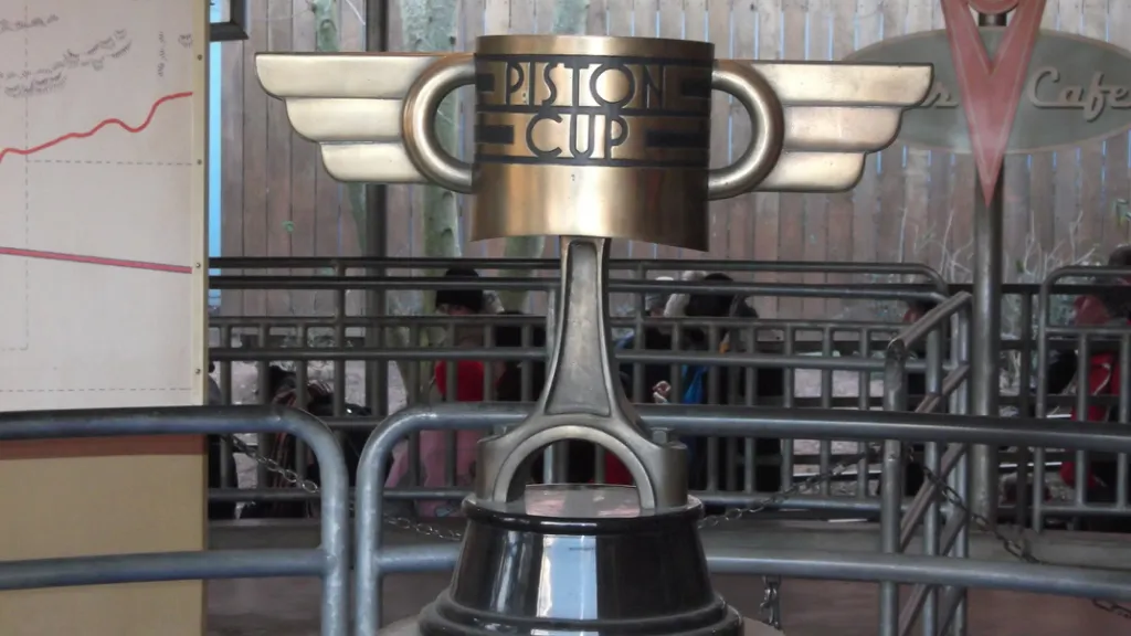 Disneyland Paris Piston Cup trophy