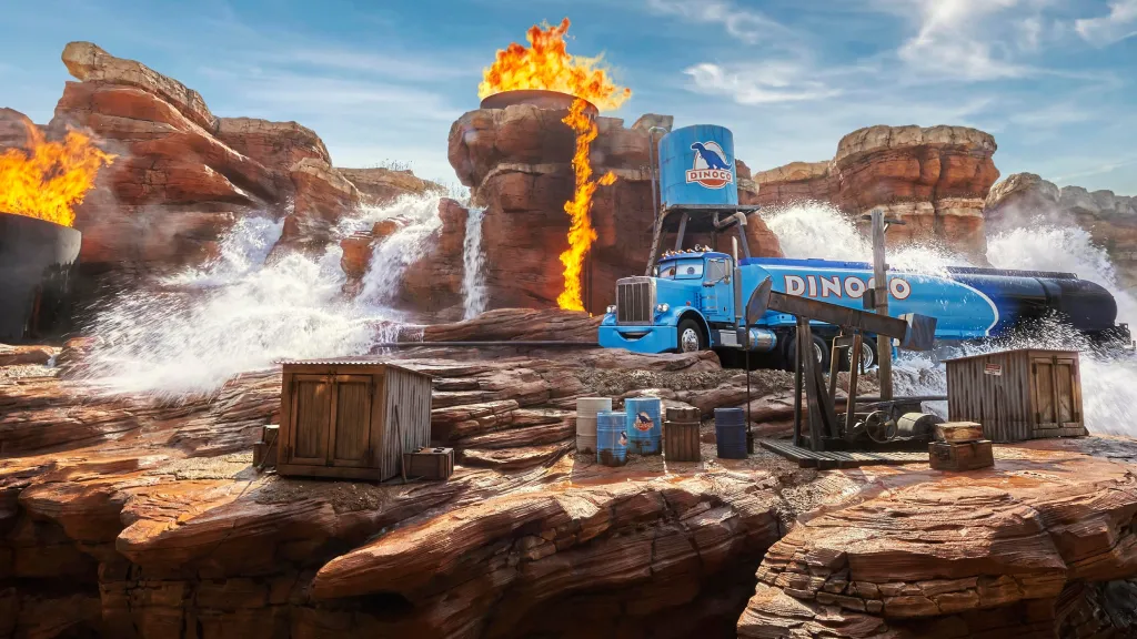 Disneyland Paris Where water meets fire in the canyon