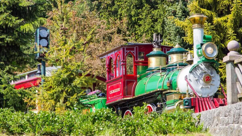 Disneyland Paris The vintage W.F. Cody train