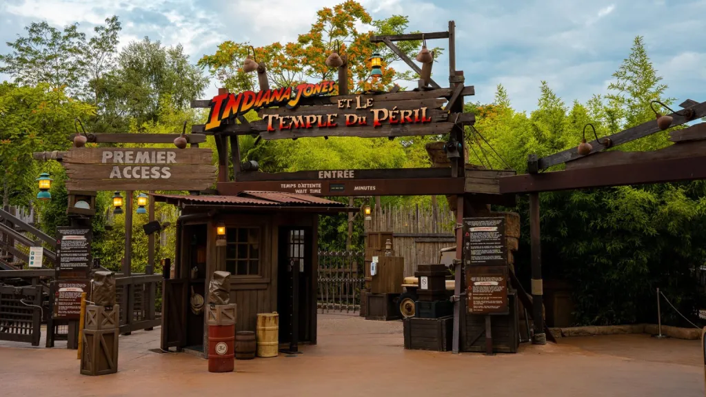 Disneyland Paris Entrance to Indiana Jones ride