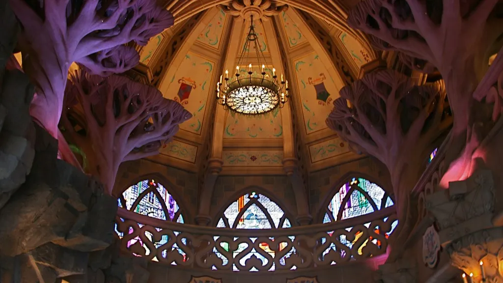 Disneyland Paris Fairytale vaulted ceiling