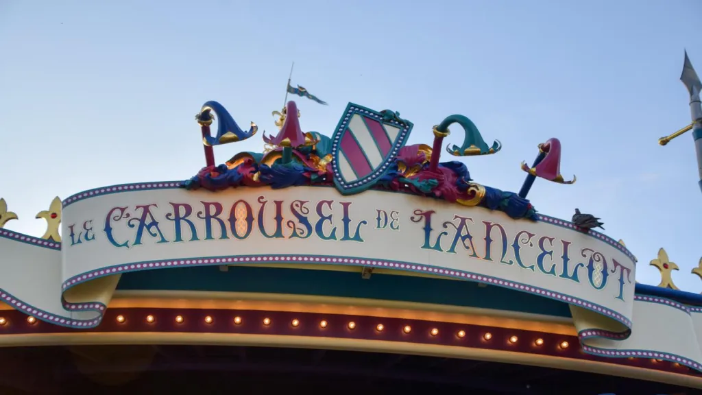 Disneyland Paris Sign of Le Carrousel de Lancelot