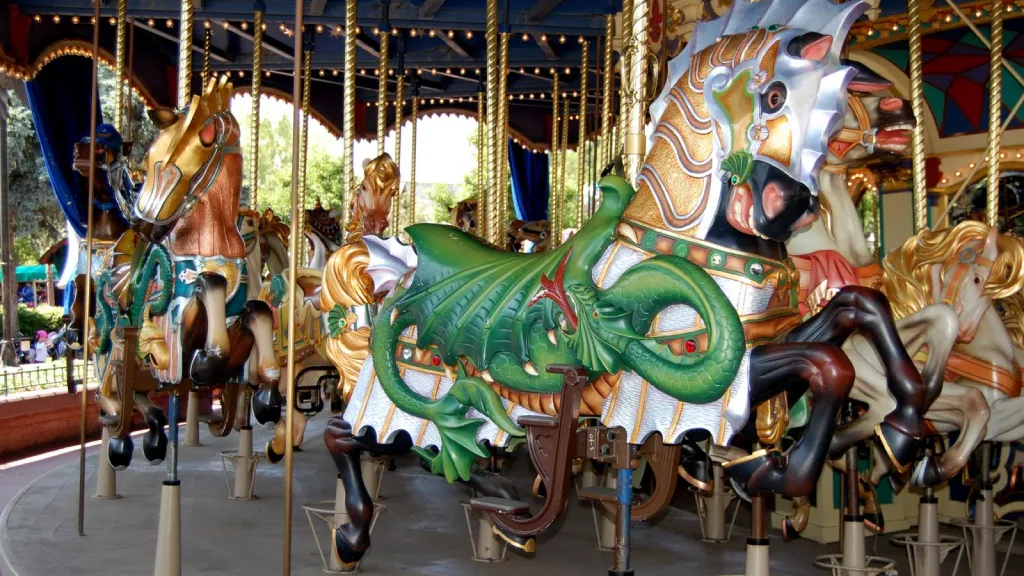 Disneyland Paris Beautiful carousel horse