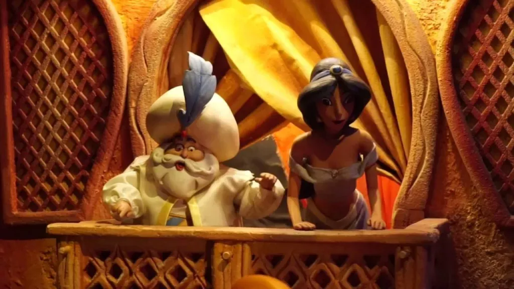 Disneyland Paris Jasmine and the Sultan welcome guests