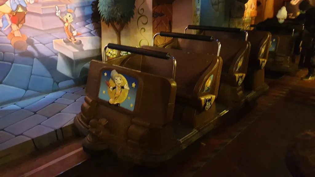 Disneyland Paris Getting into the ride vehicles