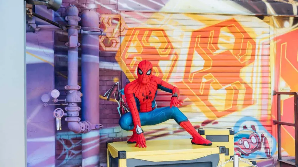 Disneyland Paris Spider-Man in Action