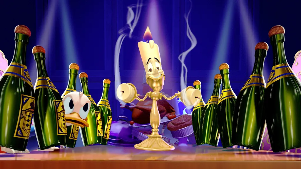 Disneyland Paris Meeting the charming Lumière