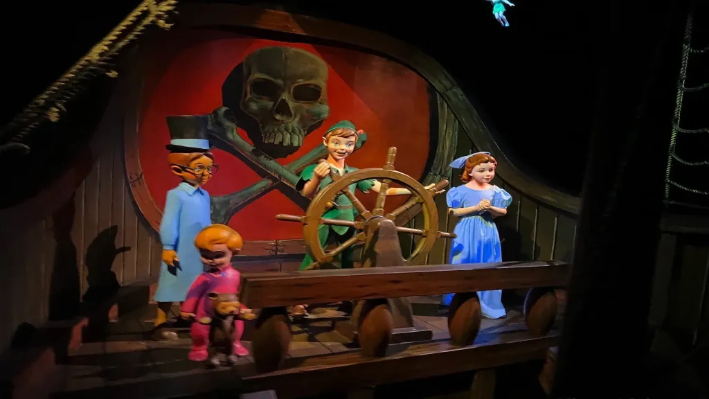 Disneyland Paris Children on the pirate ship