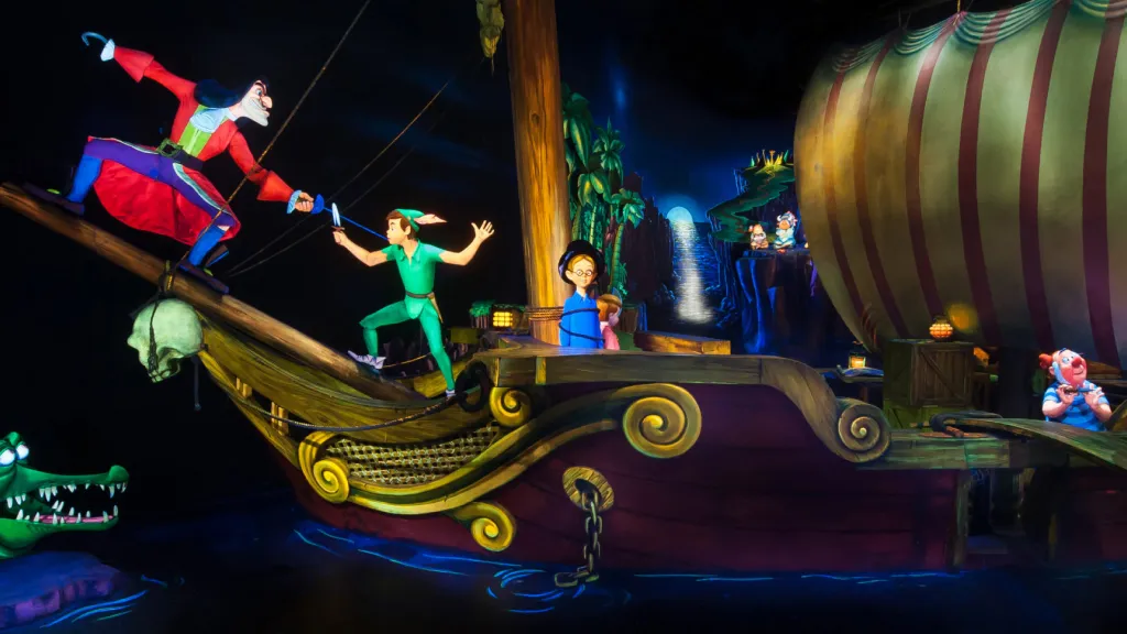 Disneyland Paris Characters from Peter Pan’s Flight