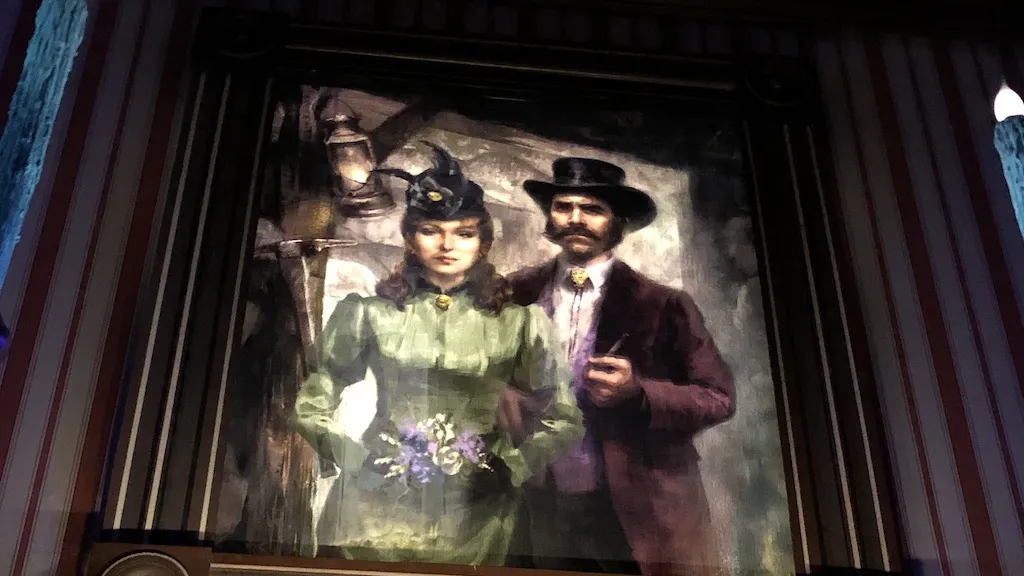 Disneyland Paris Portrait of the Ravenswood family