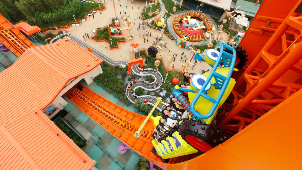Disneyland Paris Maximum point of the ride