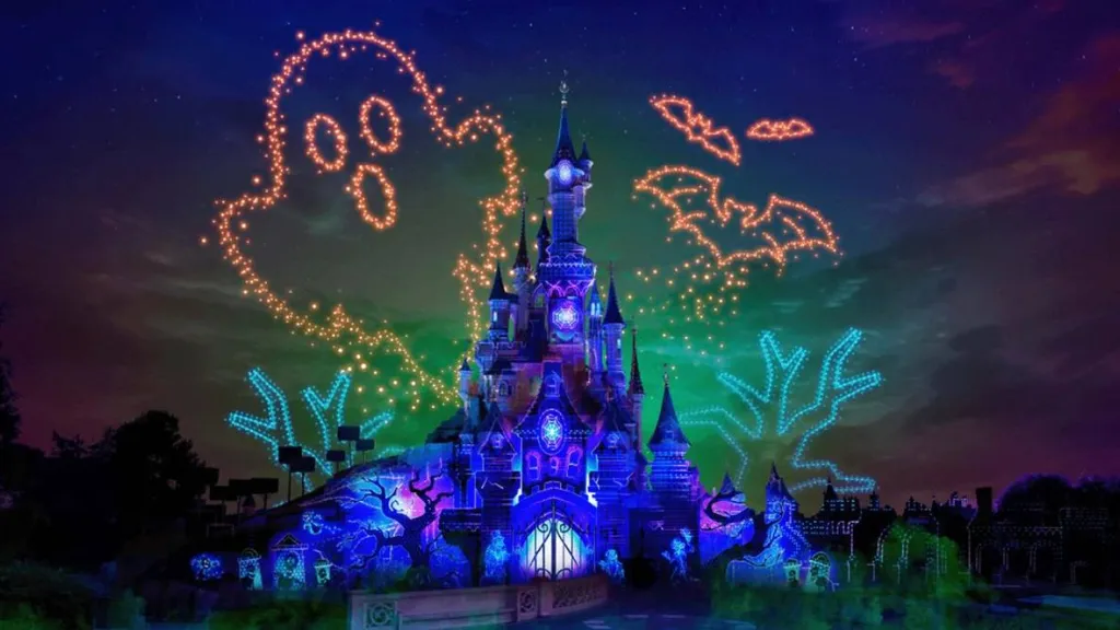 Disneyland Paris Nightfall with Disney Villains show
