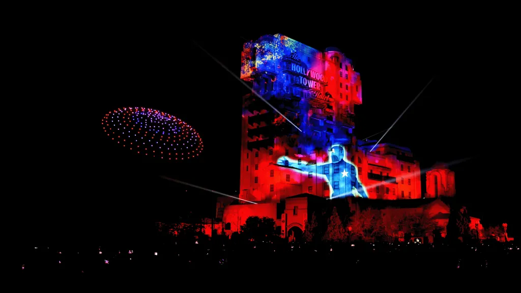 Disneyland Paris Avengers: Power the Night show
