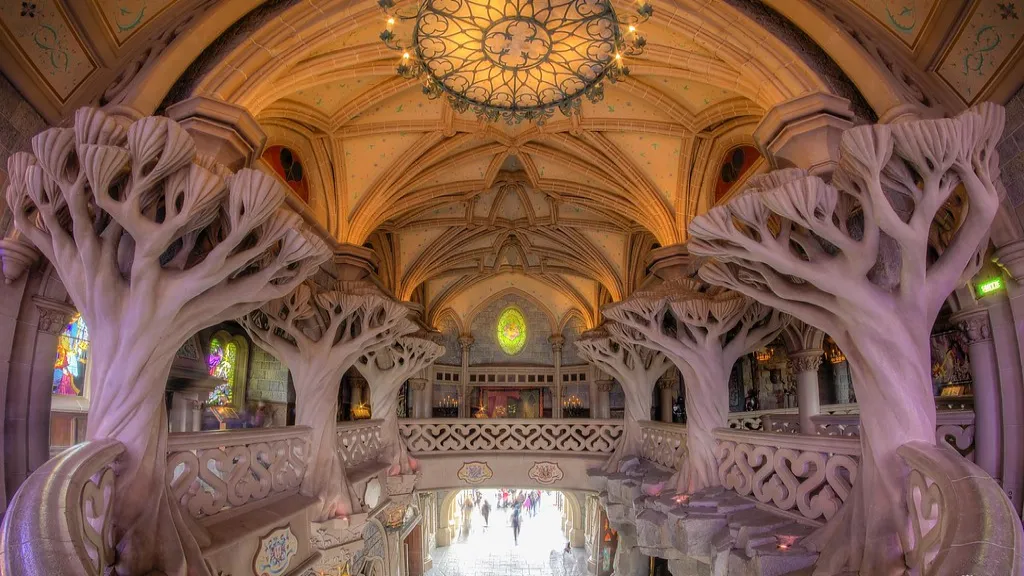 Disneyland Paris Interior view of the castle
