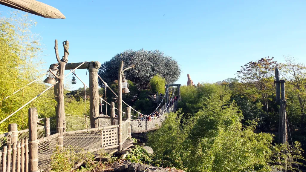 Disneyland Paris Walk the winding paths