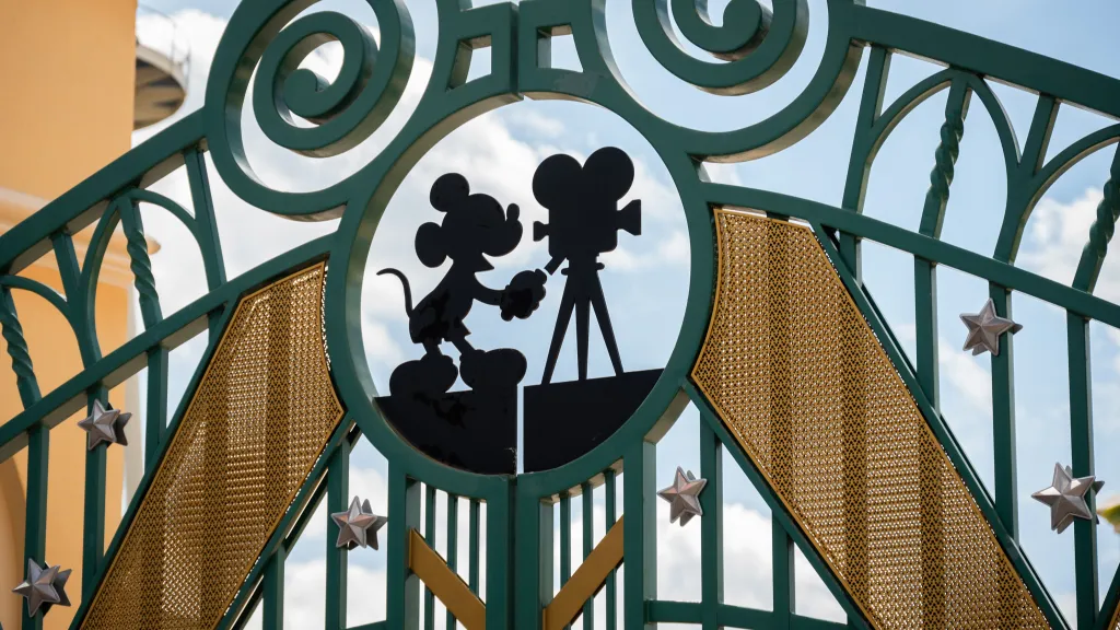 Disneyland Paris Mickey Behind the Camera at Front Lot