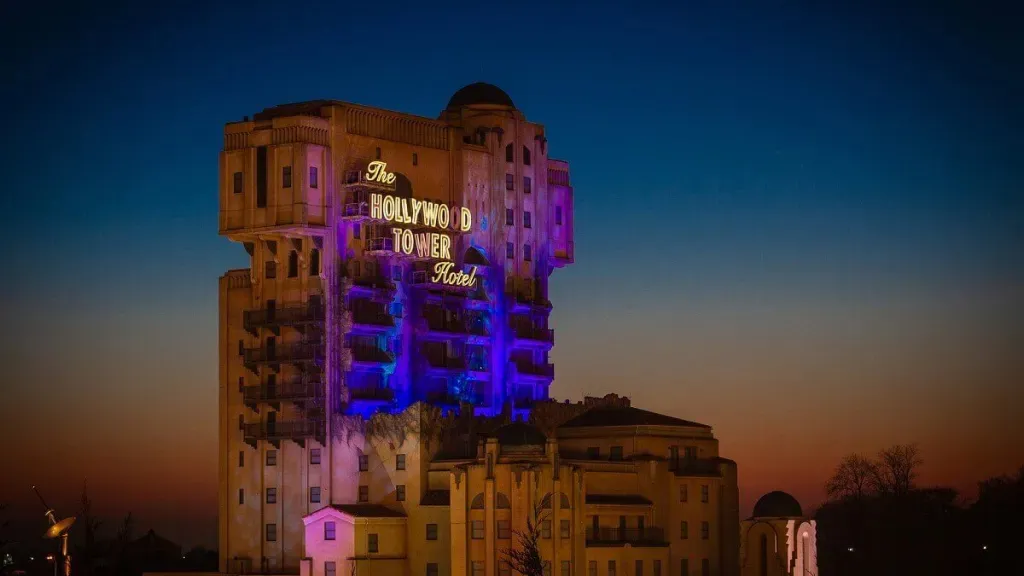 Disneyland Paris The Twilight Zone Tower of Terror Attraction