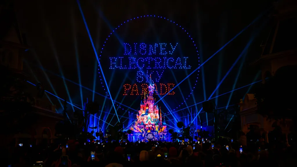 Disneyland Paris Title of the show created by drones