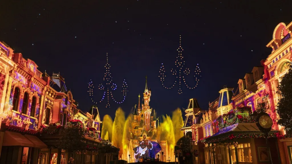 Disneyland Paris Beauty and the Beast scene