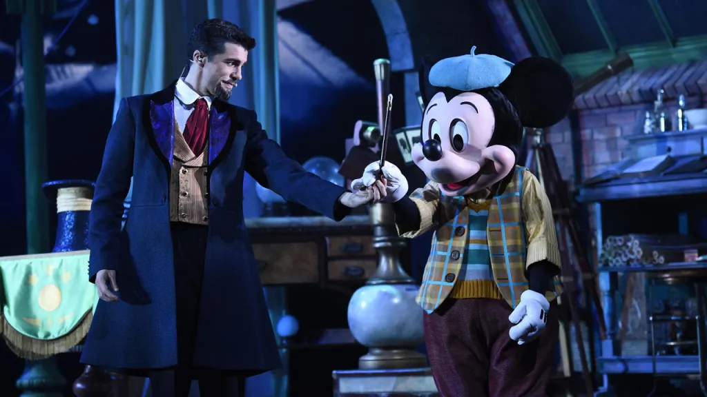 Disneyland Paris Mickey Mouse receives his wand