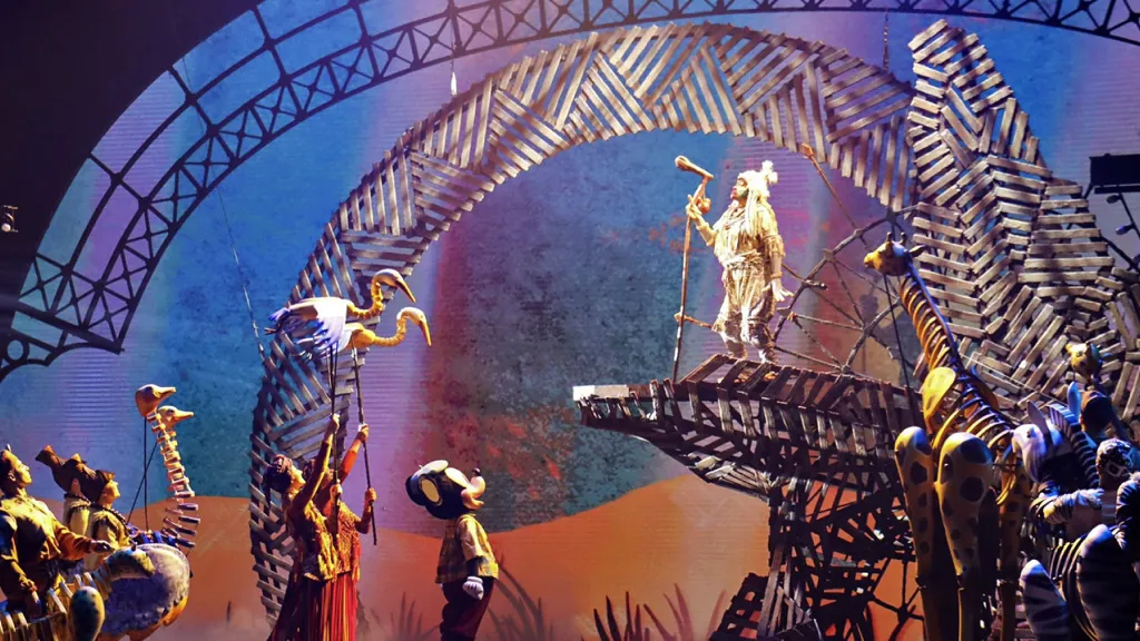 Disneyland Paris Circle of Life scene